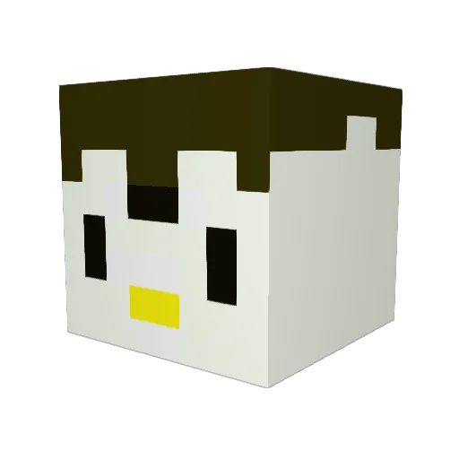hy_mashu Minecraft avatar head, 3D render