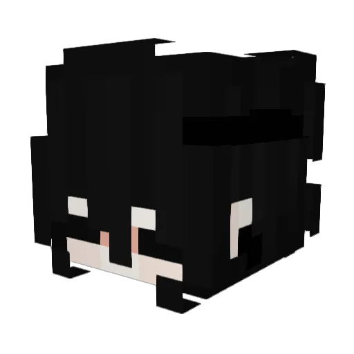 hyaruxz_ Minecraft avatar head, 3D render