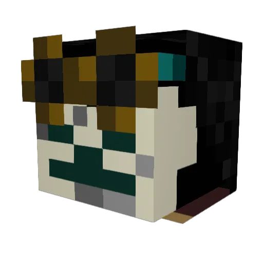 hydra2219 Minecraft avatar head, 3D render