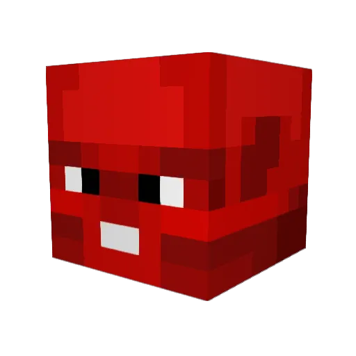 hydranine Minecraft avatar head, 3D render