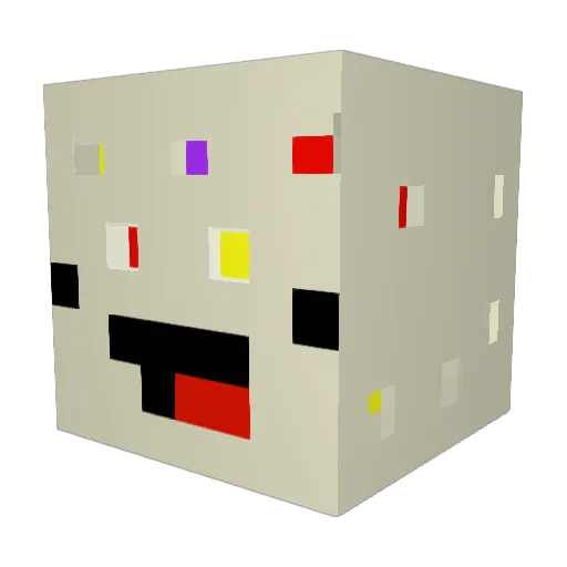 hydroflaskboyyy Minecraft avatar head, 3D render