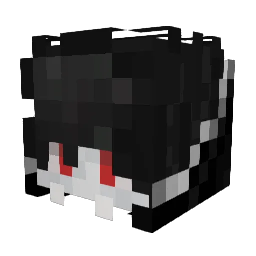 hydrogentrioxide Minecraft avatar head, 3D render