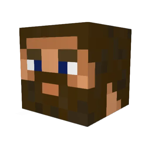 hydrolikk Minecraft avatar head, 3D render