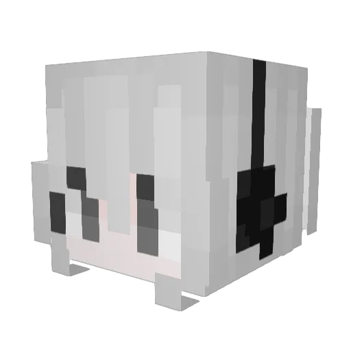 hye_yun Minecraft avatar head, 3D render