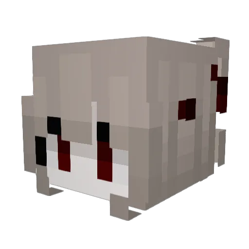 hyebomi Minecraft avatar head, 3D render