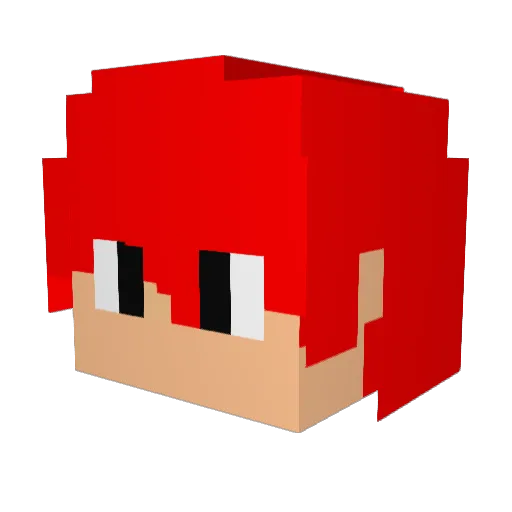 hyensoo4756 Minecraft avatar head, 3D render