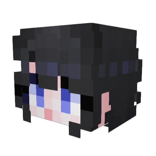 hyeon_9012 Minecraft avatar head, 3D render
