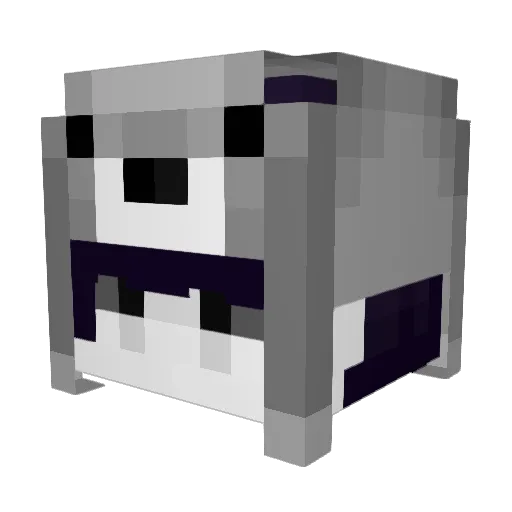 hyeonjunyee Minecraft avatar head, 3D render