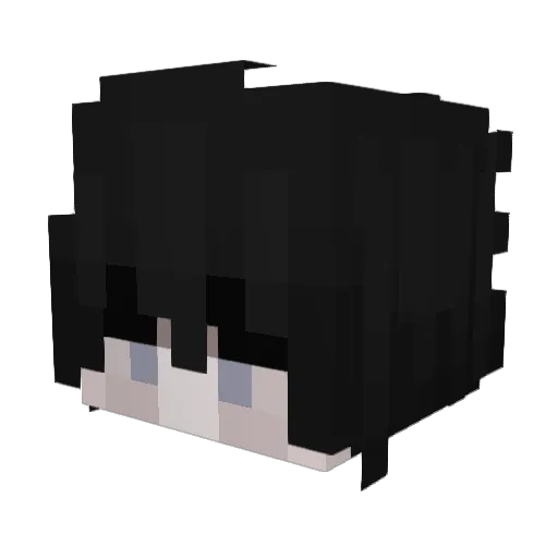 hyevin_ Minecraft avatar head, 3D render