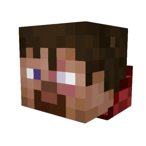 hyggefyr1306 Minecraft avatar head, 3D render