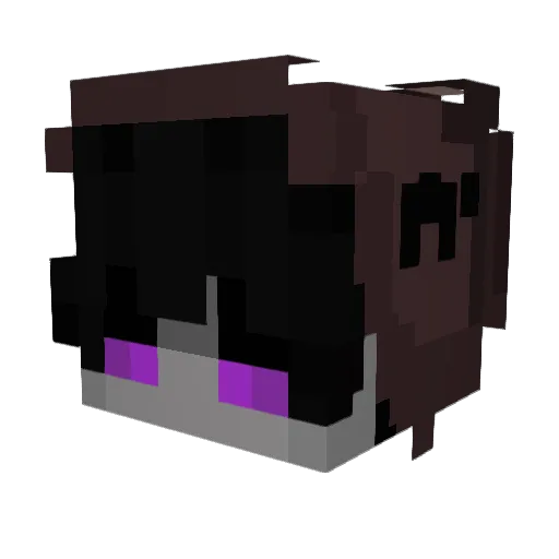 hyizx Minecraft avatar head, 3D render