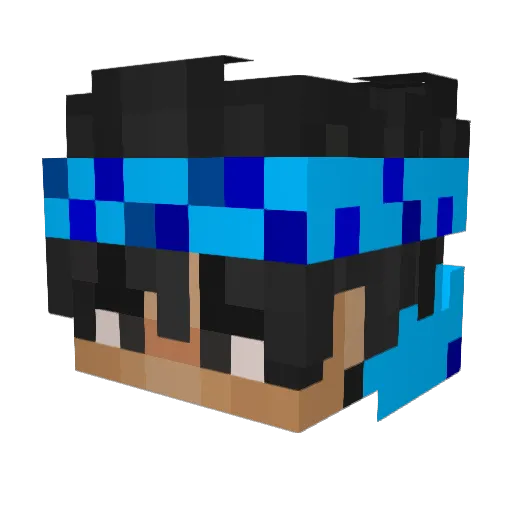 hykker_2115 Minecraft avatar head, 3D render