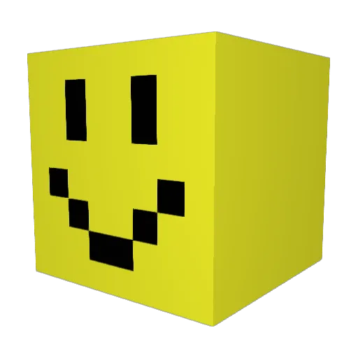 hynia Minecraft avatar head, 3D render
