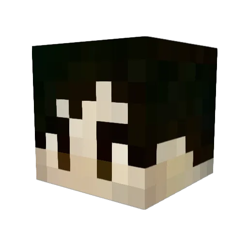 hyojung4139 Minecraft avatar head, 3D render