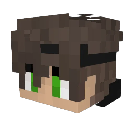 hyotei Minecraft avatar head, 3D render