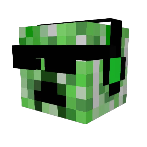 hyou79 Minecraft avatar head, 3D render
