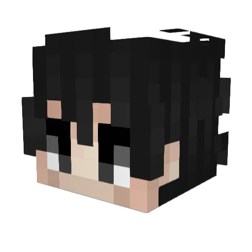 hyozack Minecraft avatar head, 3D render