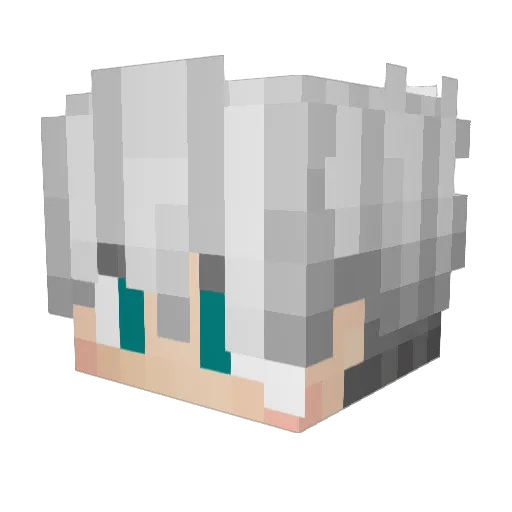 hypeDemon Minecraft avatar head, 3D render
