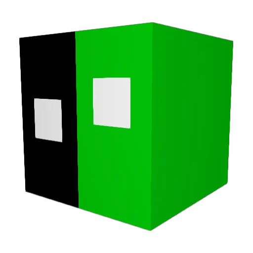 hype_28 Minecraft avatar head, 3D render