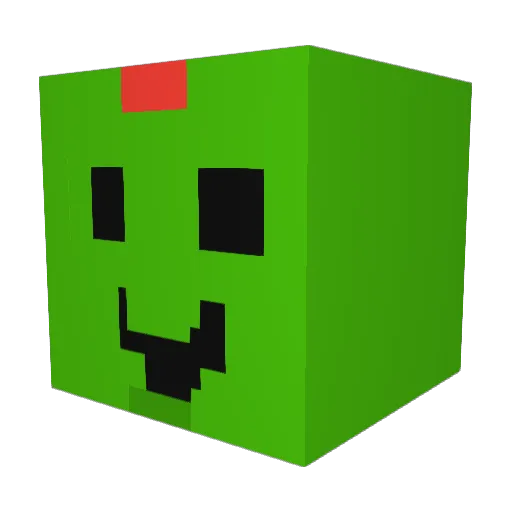 hypee1337 Minecraft avatar head, 3D render