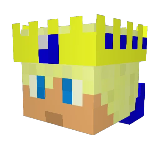 hypeman_3 Minecraft avatar head, 3D render