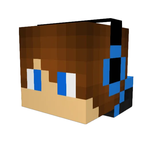 hyper_gamer96 Minecraft avatar head, 3D render