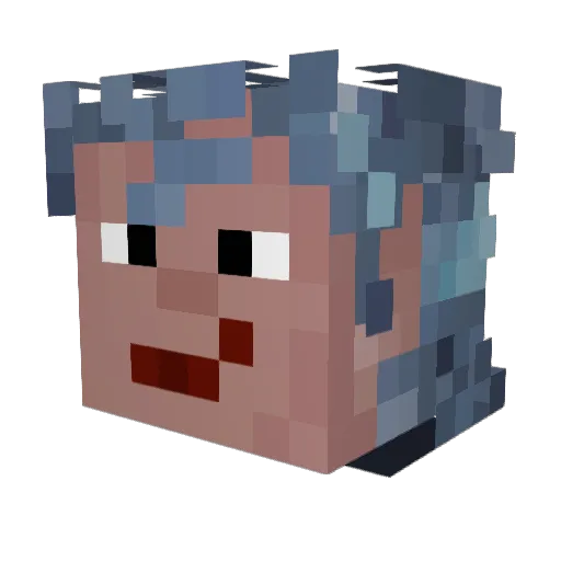 hyper_shade991 Minecraft avatar head, 3D render
