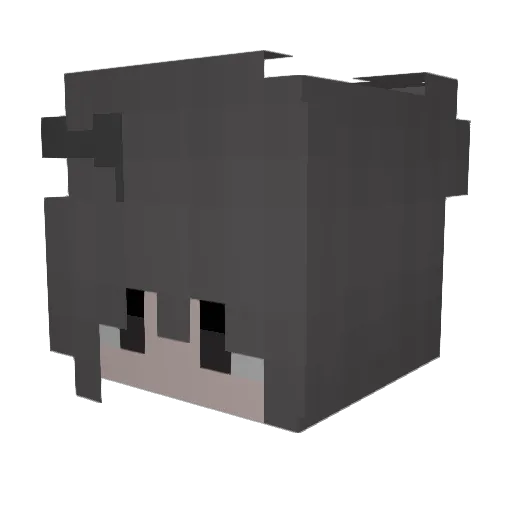 hyper_uwu_ Minecraft avatar head, 3D render