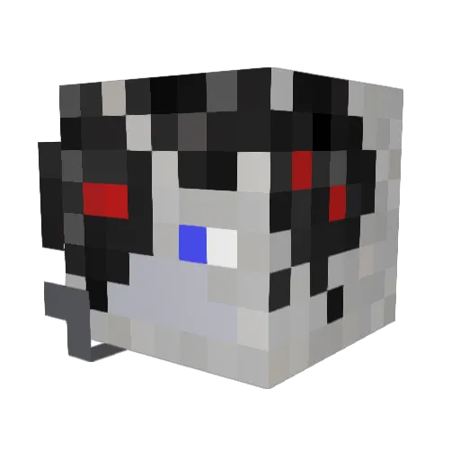hyperboreanchomo Minecraft avatar head, 3D render