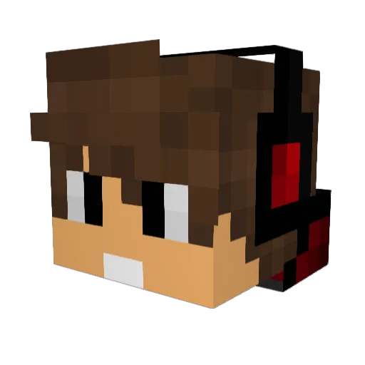 hyperboy255 Minecraft avatar head, 3D render