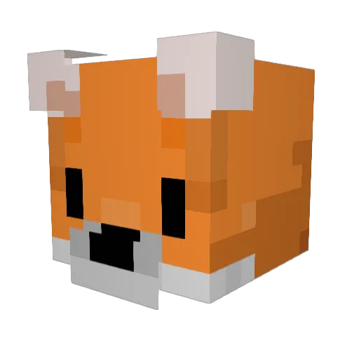 hyperhazard_ Minecraft avatar head, 3D render