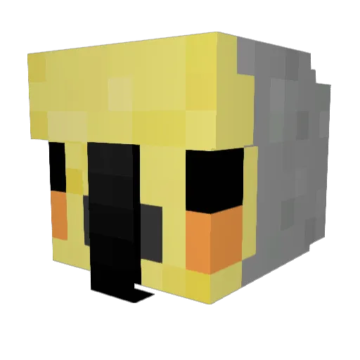 hyperhexjoe Minecraft avatar head, 3D render