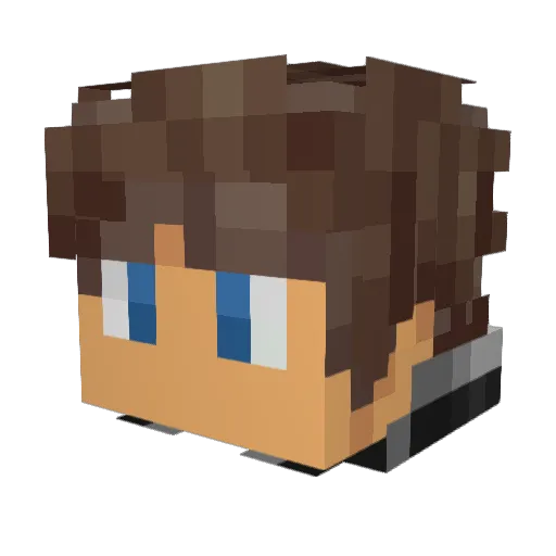 hyperion_856 Minecraft avatar head, 3D render