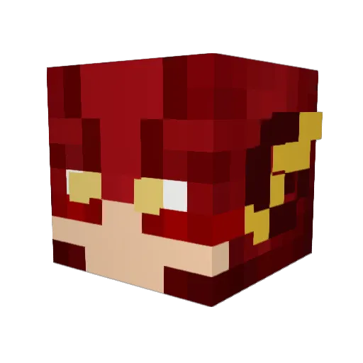 hyperkiller123 Minecraft avatar head, 3D render