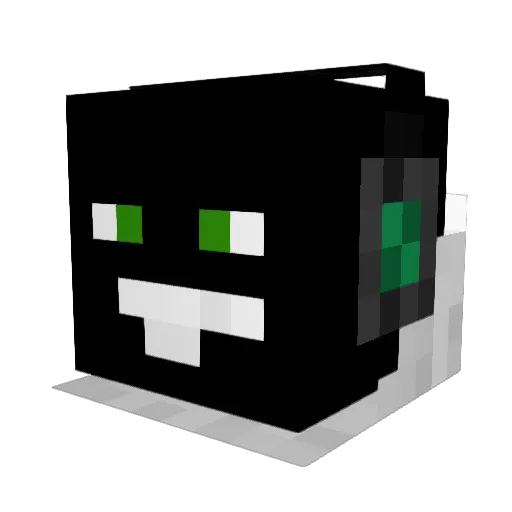 hypermx Minecraft avatar head, 3D render