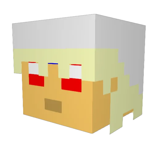 hypernova2020 Minecraft avatar head, 3D render