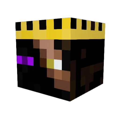 hypersonic190 Minecraft avatar head, 3D render