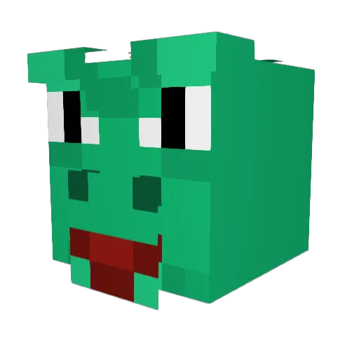hypetrain553 Minecraft avatar head, 3D render