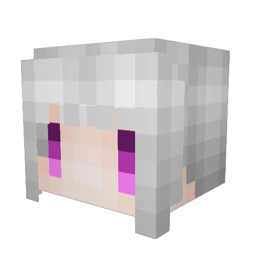 hypex12 Minecraft avatar head, 3D render