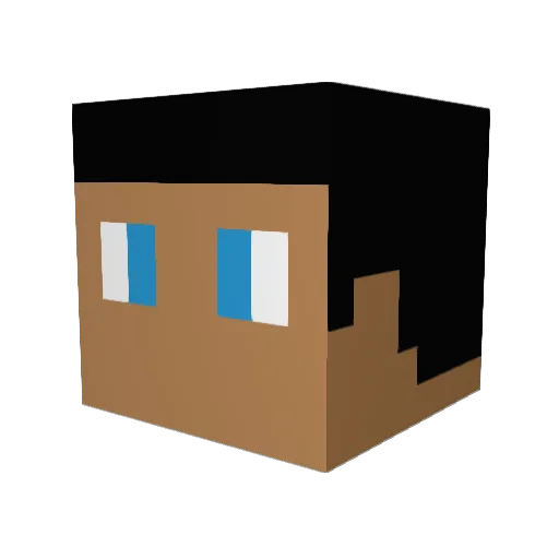 hypexDRoseking Minecraft avatar head, 3D render
