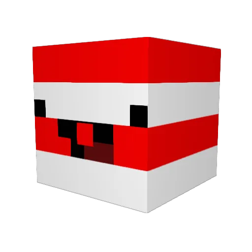 hypixeI Minecraft avatar head, 3D render
