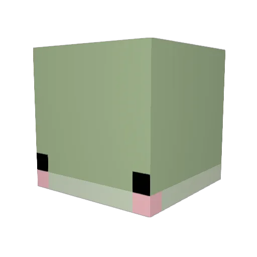hypnotizhim Minecraft avatar head, 3D render