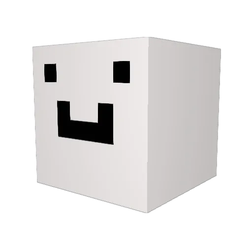 hyrc1143 Minecraft avatar head, 3D render