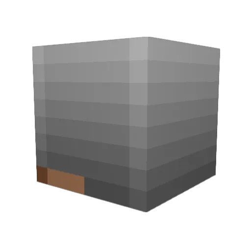 hyriin Minecraft avatar head, 3D render