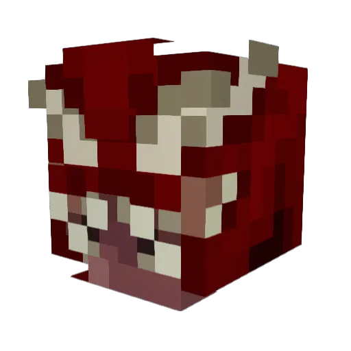 hyroxss Minecraft avatar head, 3D render