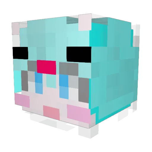 hyukjin1009 Minecraft avatar head, 3D render