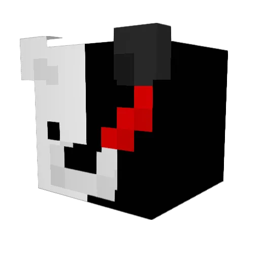 hyun07777 Minecraft avatar head, 3D render