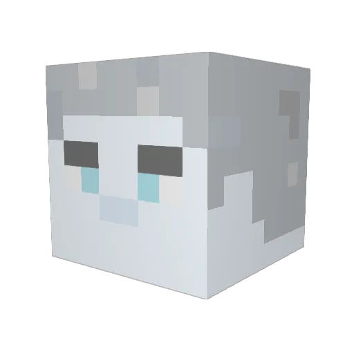 hyun5211 Minecraft avatar head, 3D render