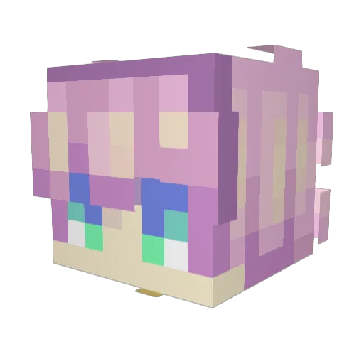 hyun948 Minecraft avatar head, 3D render