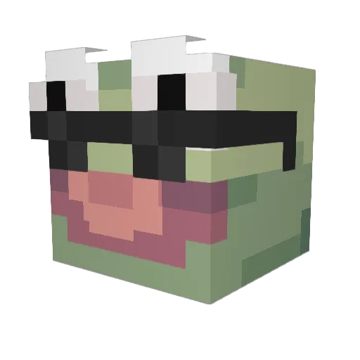 hyunbin182 Minecraft avatar head, 3D render